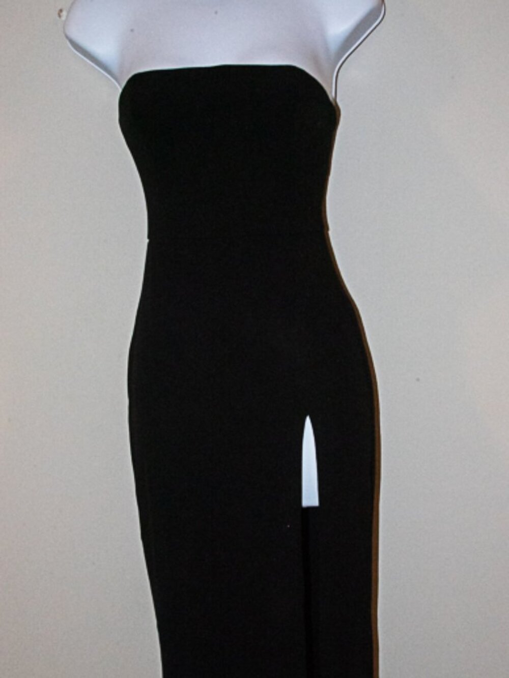 Meshki Strapless Body Contour Maxi Dress Black Size XS